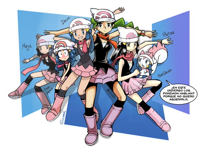 Oliver Hamlin — Dawn from Pokemon D/P in her Platinum outfit. As a