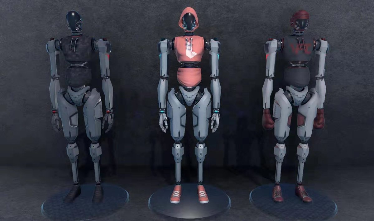 Liuyang6141's tweet image. All the robot NPCs to be put into Virtual Fighting Championship. #vr #vrfighting #fightinggames #HTCVive  #oculusrift #VirtualReality