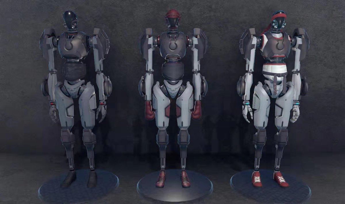 Liuyang6141's tweet image. All the robot NPCs to be put into Virtual Fighting Championship. #vr #vrfighting #fightinggames #HTCVive  #oculusrift #VirtualReality