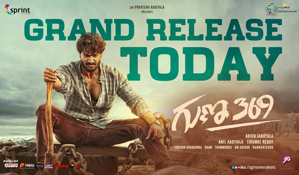 Meet #WarriorGuna 🔥 In Theatres
#Guna369 Grand Release Today 

#GunaDay
@ActorKartikeya @AnaghaOfficial
@ArjunJandyala @chaitanmusic
@GnapikaEnt @SprintFilms @urstirumalreddy
@ursanilkadiyala @urspravina @sgmoviemakers @PulagamOfficial @adityamusic