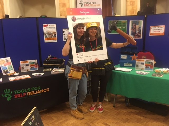 Thank you to all the RAGs who came by to <a href="/tfsr/">ToolsForSelfReliance🔧🔨</a>  stand at the @tnsfconference to find out how your university can empower young people with skills and tools 🙌💜🔨♻️
📦👨‍🏭👩‍🏭
We'll email you next week 

 #TNSFC2019 #student #birmingham #AfricsWorks #skillstraining #skills #tools