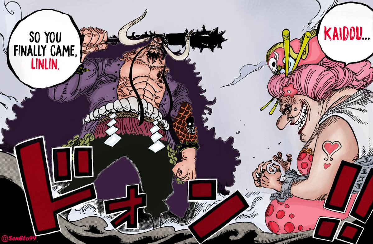 Sen Read Tokyo Ghoul As If There Would Be A Fool Who Would Come Just To Be Killed One Piece Chapter 951 Kaido Big Mom Color Onepiece951 T Co Gbi8sclcgf