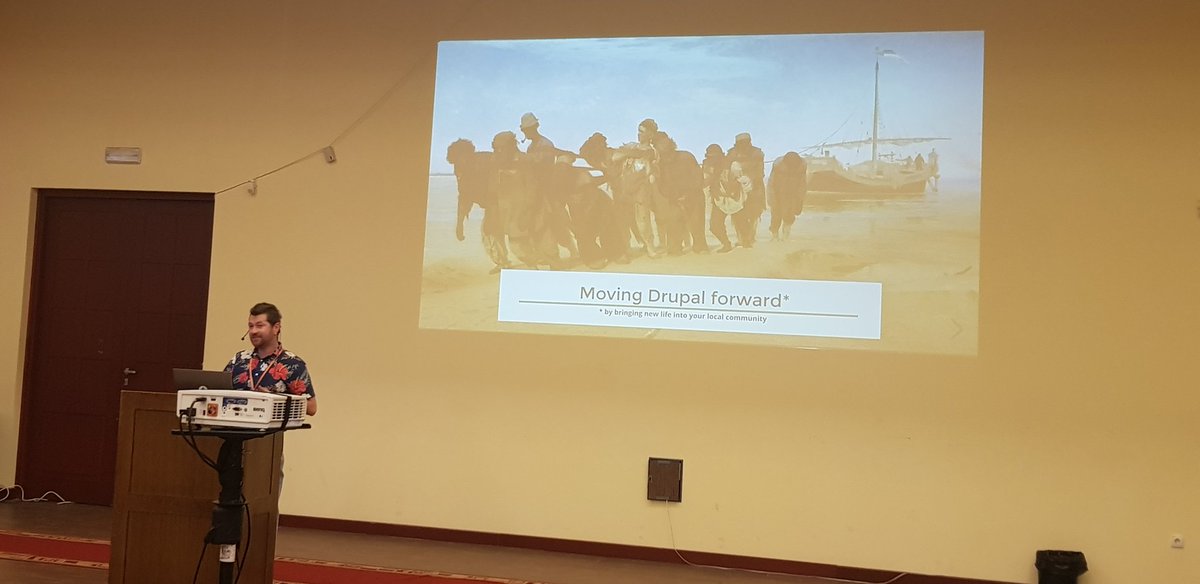 tatarbj's tweet image. @zeuty talks about the #drupal #community and especially about local ones from @drupalcampby at #drupalcamppannonia