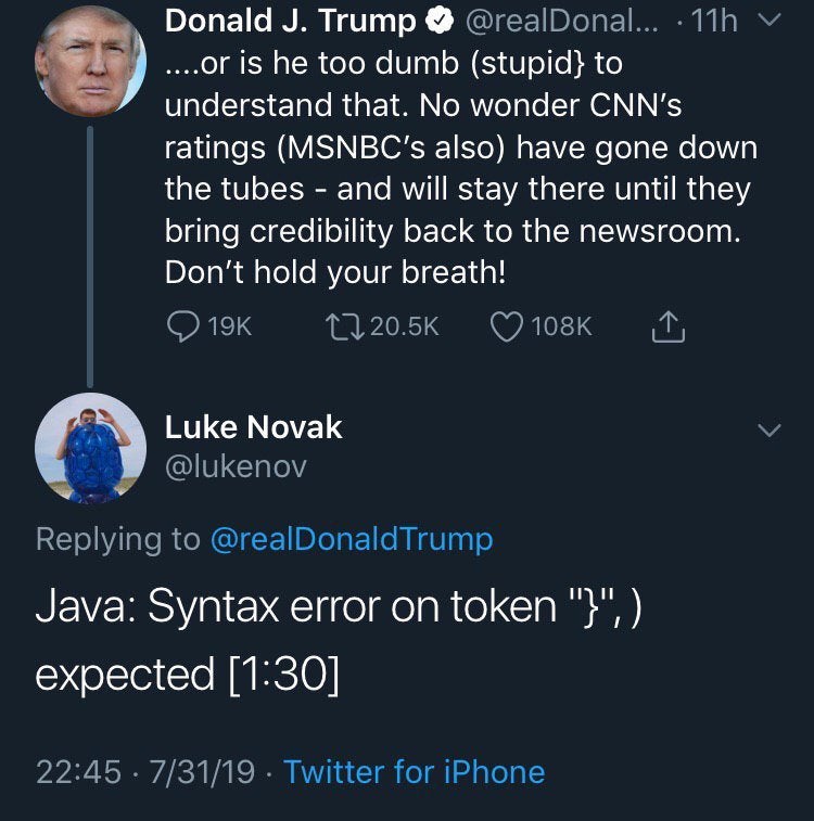 coding_infinite's tweet image. Syntax error on token
#AndroidDevApp #androiddev #coding #codingtweet #programmer #programming #Web30 #JS100 #AngularConnect #javascript30 #javascript #DEVcommunity #FridayMotivation #FridayFeeling