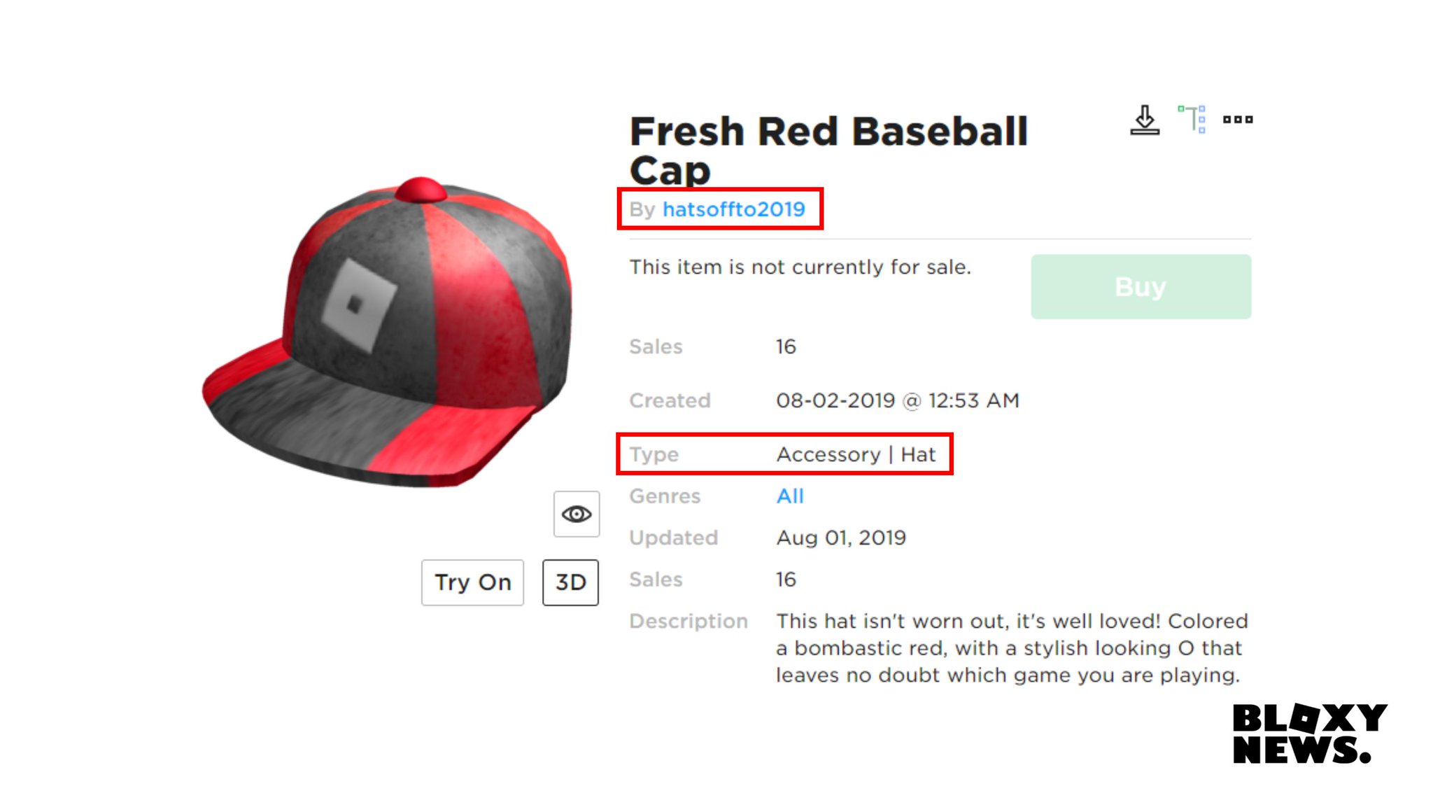 Bloxy News On Twitter Bloxynews It Looks Like Roblox Is Testing User Generated Content Ugc On The Catalog This Item Is An Accessory And Is Not Made By The Roblox - roblox ugc items twitter