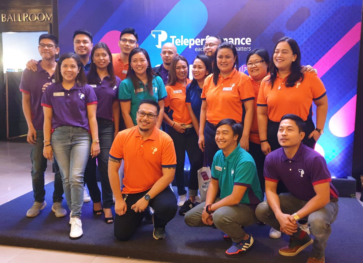 TP_Philippines's tweet photo. #TeleperformancePhilippines Site Directors letting loose and posing for photos. #TPHightechHightouch https://t.co/zu4g53pyet