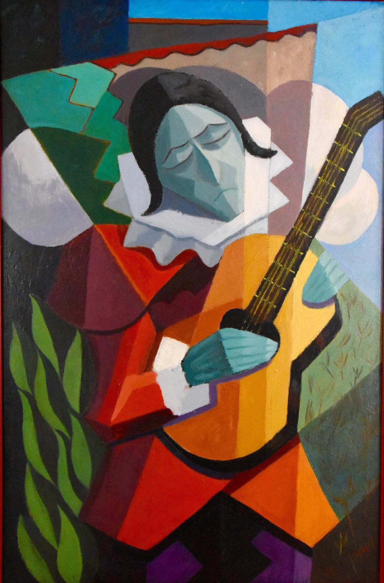 Alan Lennon Twitterissä: "The Guitar Player subject has always struck a  chord with artists. The cubist approach... Aldo Bertolacci, Picasso, Juan  Gris, Koloo Adams #cubism #guitar #painting #art I love @KoolaAdams  https://t.co/jZ2iVrH0by" /
