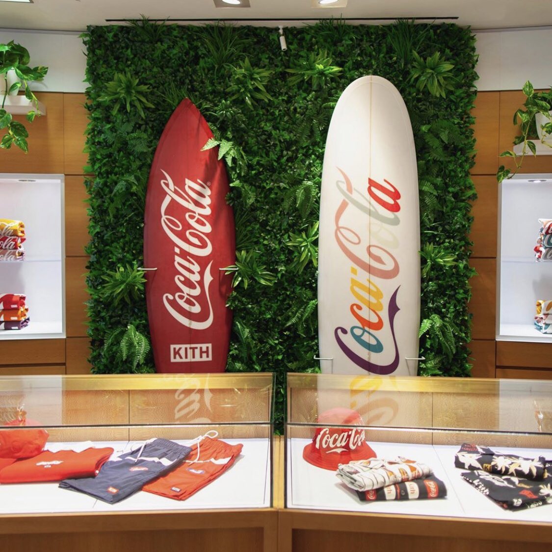 Sneak peek of @RonnieFieg's Kith x Coca-Cola Hawaii Shop opening
