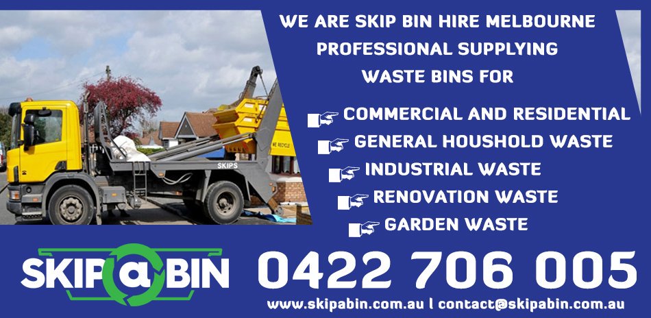 we are #SkipaBin Hire Melbourne Professional supplying waste bins for #CommercialWaste #ResidentialWaste #Industrialwaste #Generalwaste #Renovationwaste #GardenWaste Skip hire Order Online Now : skipabin.com.au/book-skip-bin/ #skipbin #miniskip #largeskip #rubbishbinhire #hireaskip