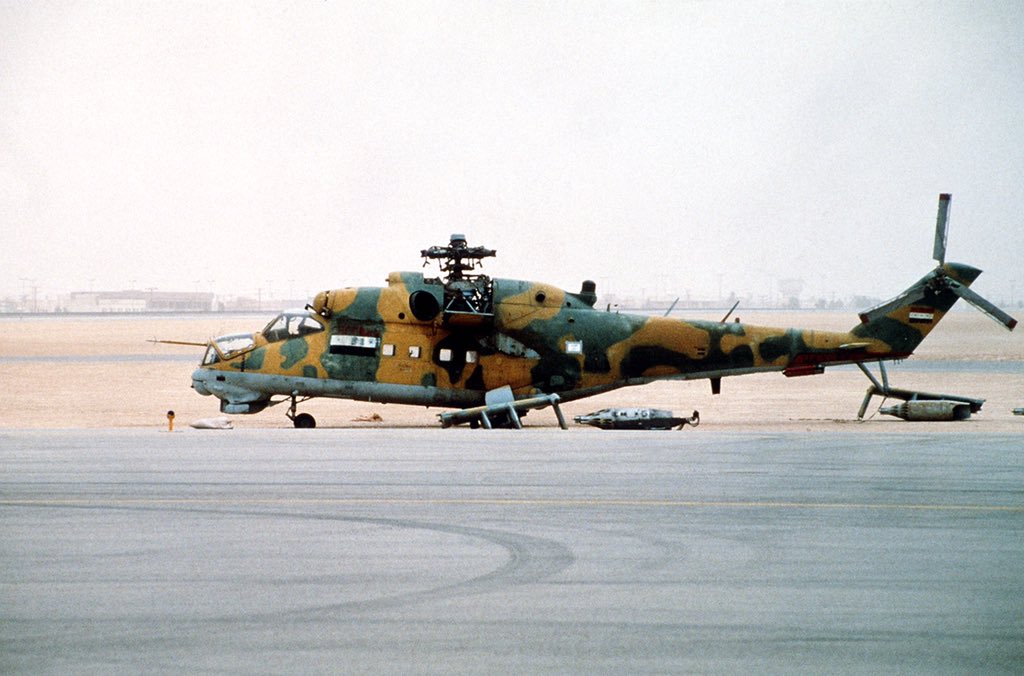AIRAt 04:25 on 2nd August, 90 helicopters of the Iraqi Army Aviation Corps (IrAAC) w/ 900 Republican Guard special forces aboard took off from Umm Qasr. Their 2 objectives were to secure the Mutlaa Ridge & infiltrate Dasman Palace in Kuwait City, to kill or capture the Emir/39