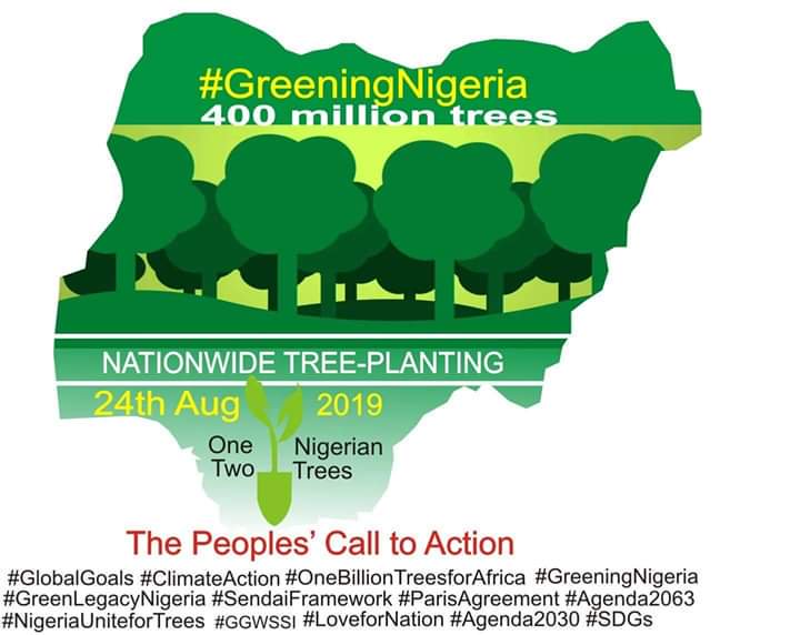 A call to Action.
Yes, we CAN!
#GreeningNigeria
#GreenLegacyNigeria
#OneBillionTreesForAfrica
@Priscaoffiong
@JEnvironmentNG