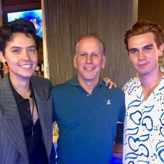 am_Chach's tweet photo. Cole Sprouse and Kj Apa at Warner Bros Party #CCSD2019 (July 19) https://t.co/jPJR21ufwp