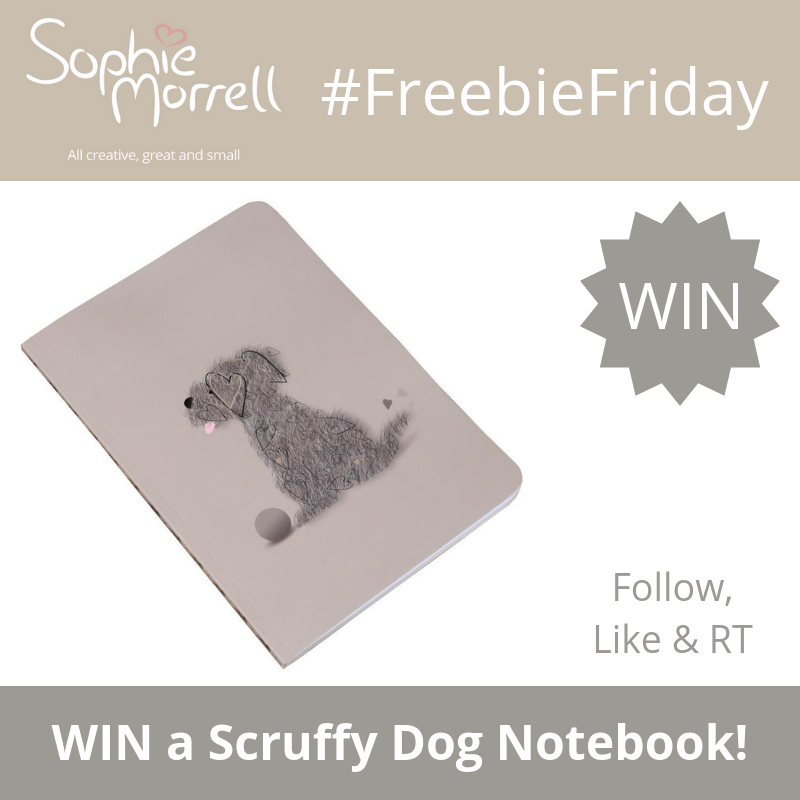 _sophiemorrell's tweet photo. It's #FreebieFriday time! 

You could WIN our bestselling Scruffy Dog notebook. 

To enter, please follow us @_sophiemorrell, like this tweet &amp; RT. 

Closes 11.59pm 15/08/19 (UK only) 

#giveaway #prize #notebook #stationery #dog #doglovers #win #stationeryaddict #scruffydog https://t.co/xFu7TdRi8t