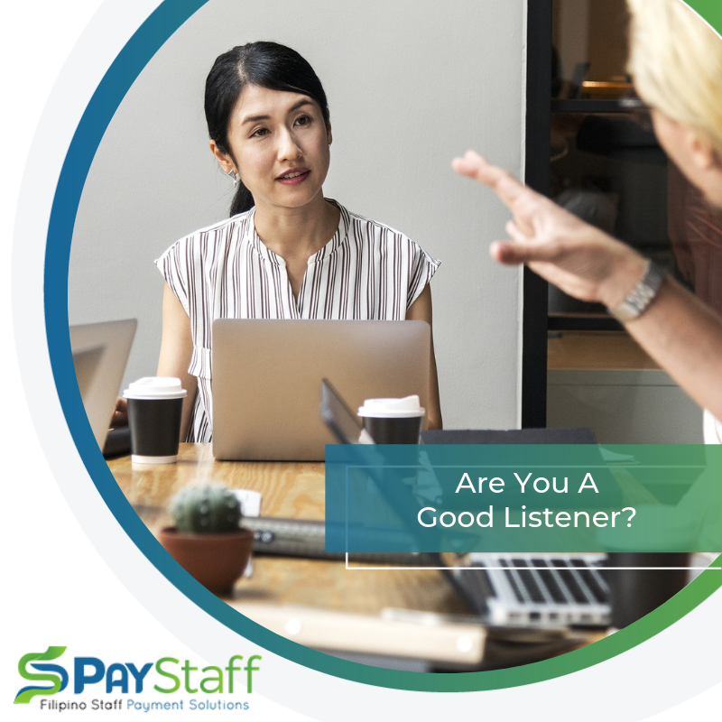 PayStaffAU's tweet photo. Listening to someone during conversations can be quite challenging. With our heavily distracted world, we tend to poorly listen to the people we are talking to. Listening tips here: https://t.co/JDLQ9zGx8s https://t.co/LK4nCaOo5Q