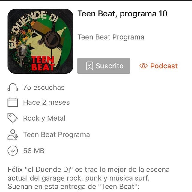 faux_filet's tweet photo. ¿Sabíais que @felixduendedj pinchó nuestro #heyheyhey en el décimo programa de @teenbeatradio hace algunas semanas?
Podéis descargarlo de @ivooxcom aquí: https://t.co/RHLuFV8IZ6 Disfrutadlo! https://t.co/COls1lLDEo https://t.co/MsnUPiqien