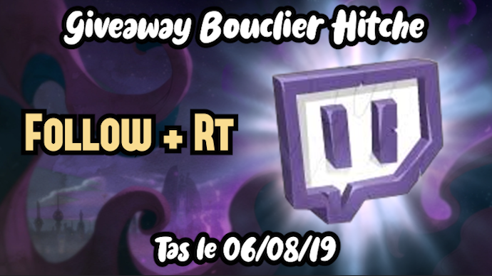 Nozadah's tweet photo. Concours pour un petit Bouclier Hitche à l'occasion de Temporis III ✌️ Bonne chance à tous hihi #DOFUS (follow @Nozadah + RT) https://t.co/XHc2MM4WvT