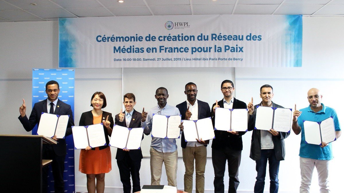 “Journalists, as we are, will now work alongside national, regional and international institutions to make peace an important leverage for global balance.” #peace <a href="/hwpl_kr/">HWPL</a>