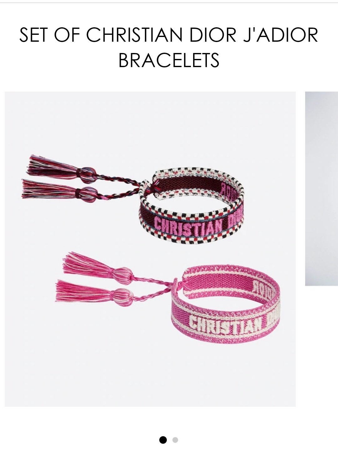 Dior on sale couple bracelets