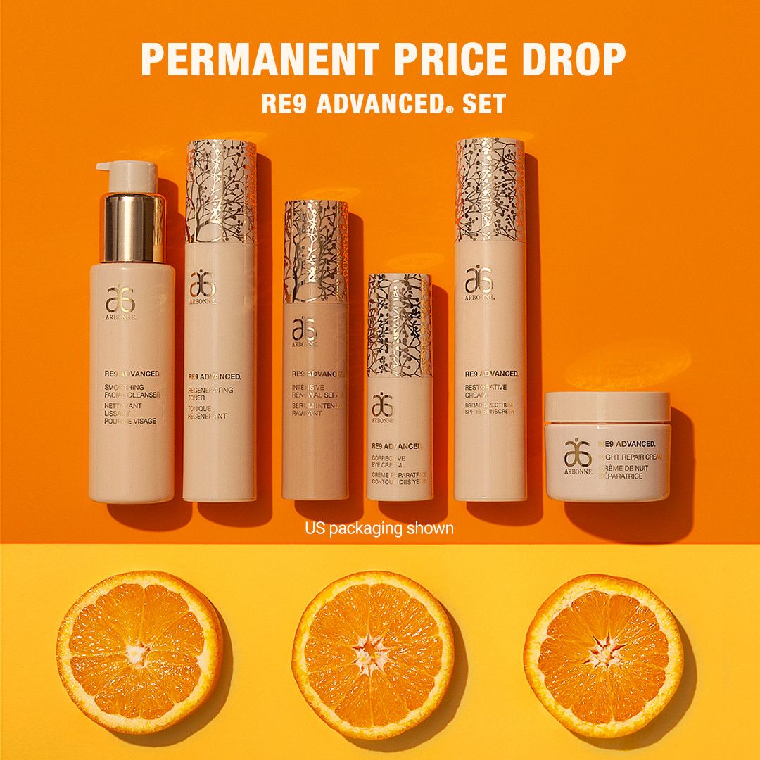 Your skin will blossom into its healthiest, most glowing state ever when you protect it from harmful daily sun exposure. #RE9Advanced #Arbonne #ArbonneSkincare #Vegan #GlutenFree #VeganSkincare #Skincare