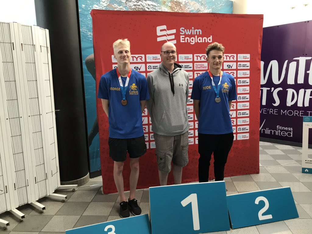 Yesterday saw 4 finalists, 3PBs, 2 medalists and 1 competition won <a href="/Swim_England/">Swim England</a> but of equal importance was the attitude and camaraderie of all the CoStA team - coaches, swimmers and supporters. Patience, perseverance and belief were the real winners of the day #FastSwimming