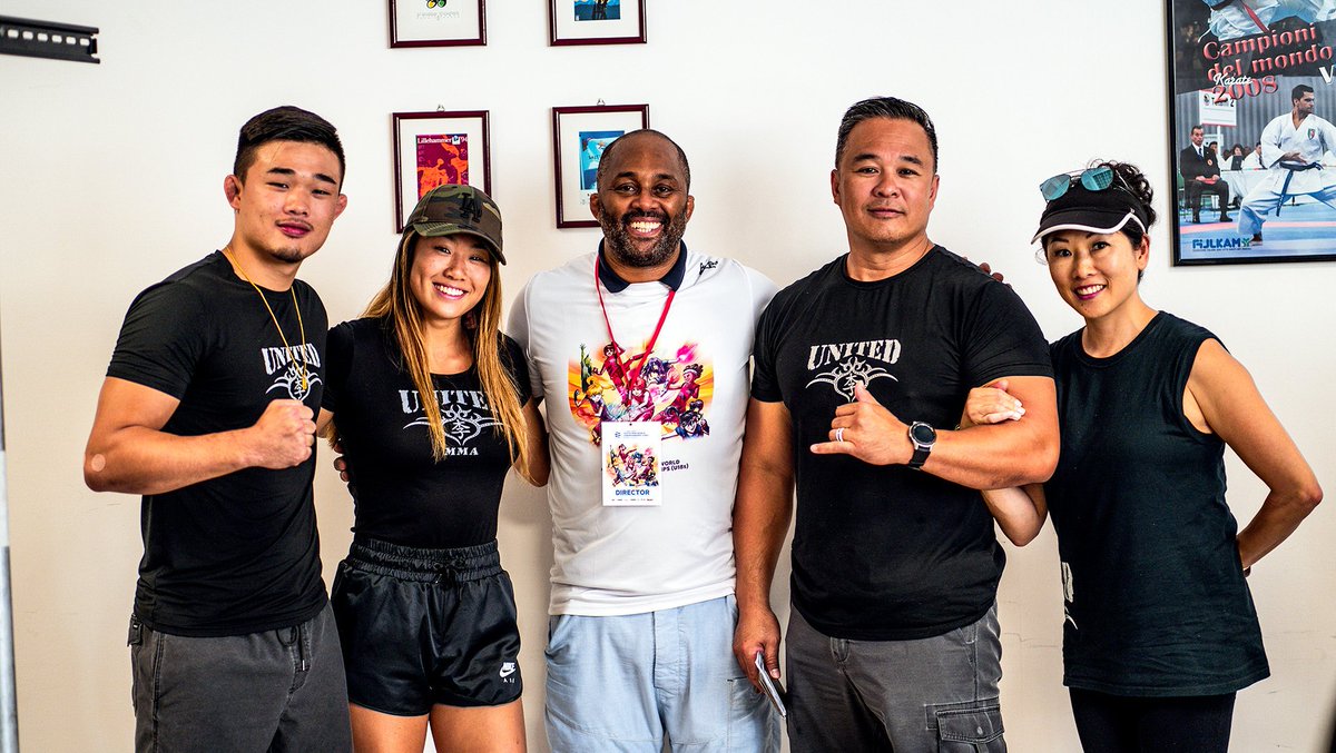 😱 You never know who you might see at an IMMAF - WMMAA event...

IMMAF President Kerrith Brown pictured with ONE Championship's Christian Lee and Angela Lee here supporting youth MMA as part of Team USA! 🇺🇸

Keep following for updates from #MMAYouthWorlds2019