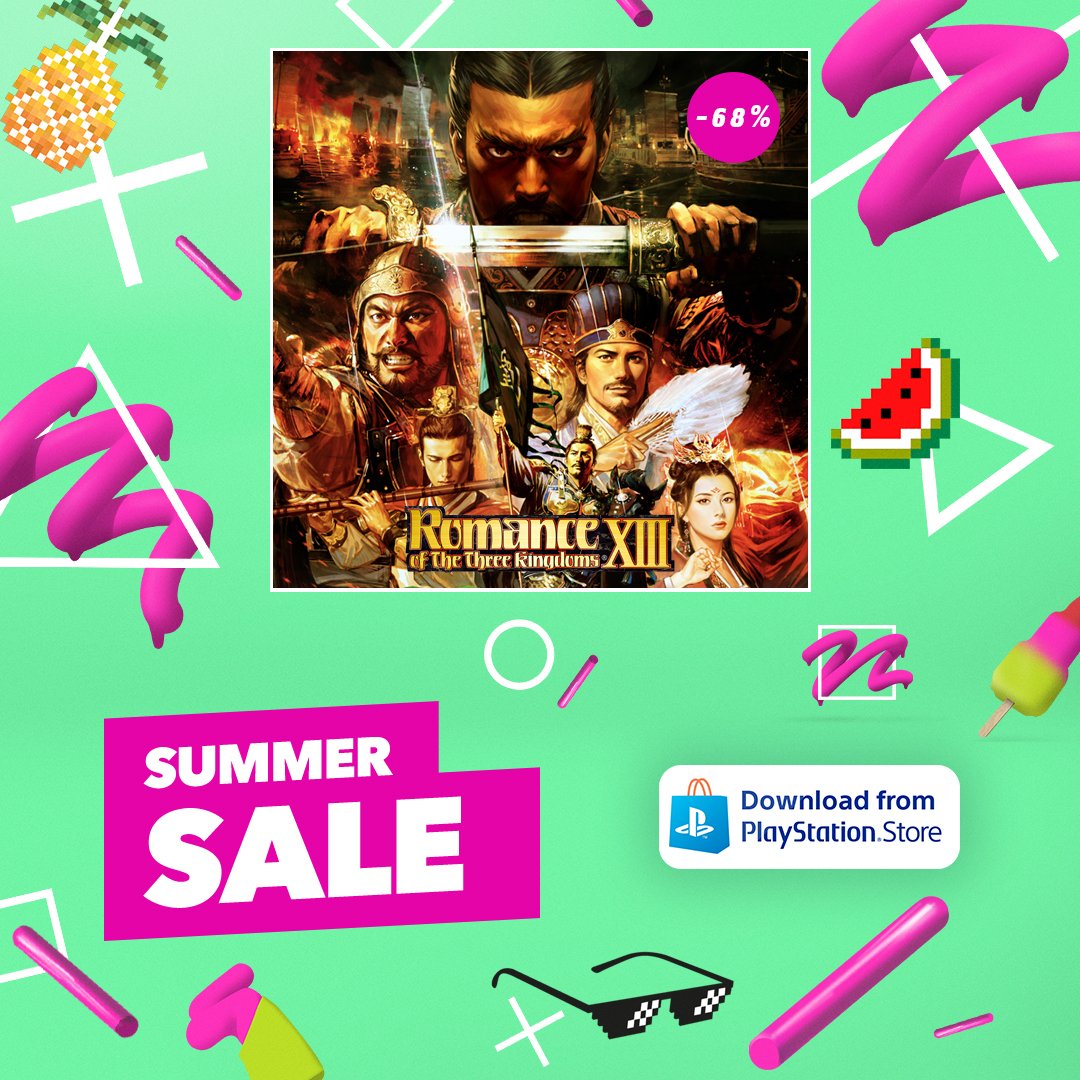 koeitecmoeurope's tweet photo. RTK13 and the expansion pack are heavily discounted in the Sony Summer Sale! #RTK13 #KTFamily https://t.co/Y9YjOAG4nD