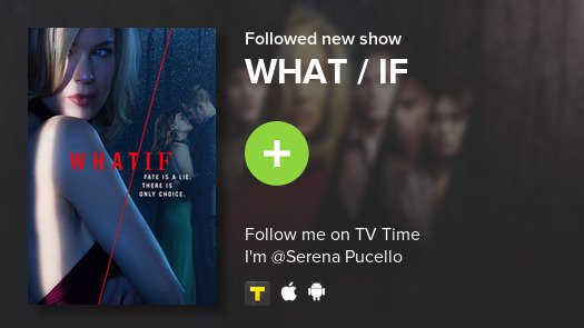 I just added WHAT / IF to my library! #tvtime tvtime.com/r/17Xu4