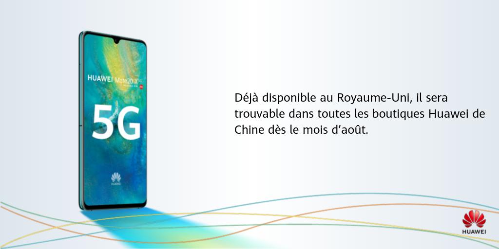 🚀Vendredi dernier <a href="/huawei/">Huawei</a> présentait à Shenzhen son premier téléphone #5G, le  Mate 20 X 5G.