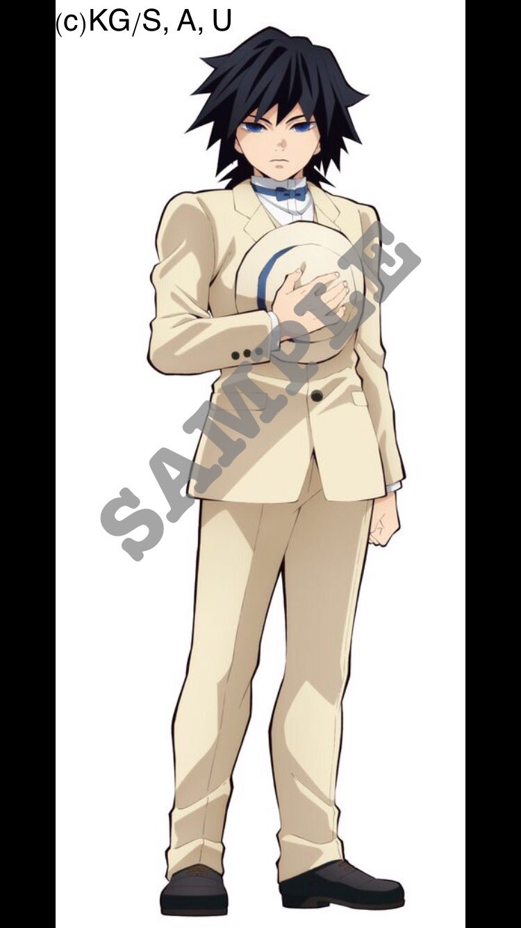 鬼滅の刃　映画村　アクリルスタンド　義勇 ANIPLEX（アニプレックス） 描き下ろしイラスト アクリルスタンド 冨岡