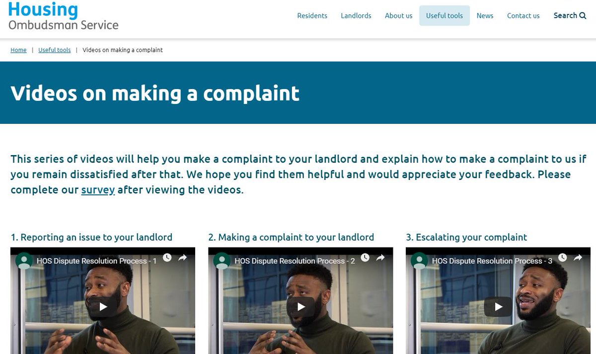 HousingOmbuds's tweet photo. We’ve produced some videos to help residents resolve complaints with their social landlord. They include advice on making a complaint to your landlord and how the Ombudsman can help if the issue isn’t resolved. See the full series https://t.co/q09kHlfFqL https://t.co/eVsPlD07W9