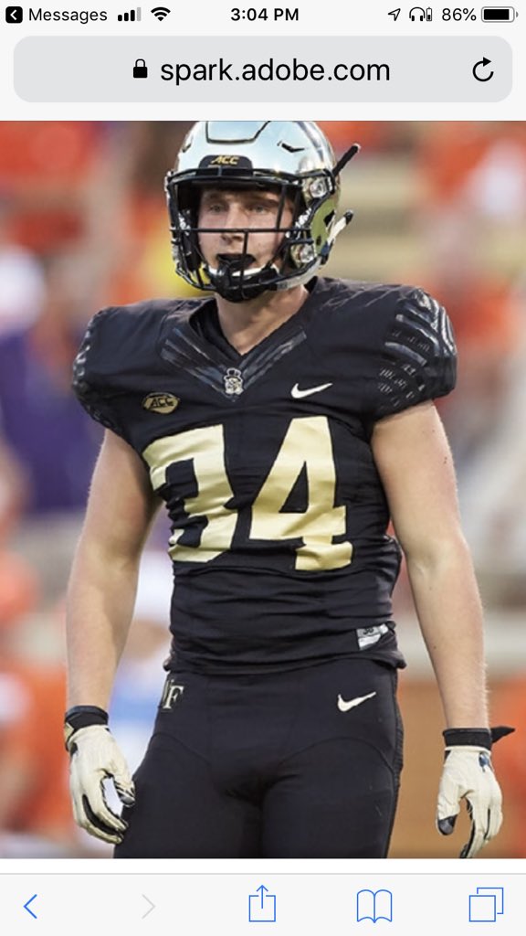 DrawdyJack's tweet image. Big happy 20th Birthday to @willdrawdy6 Go Deacs!!