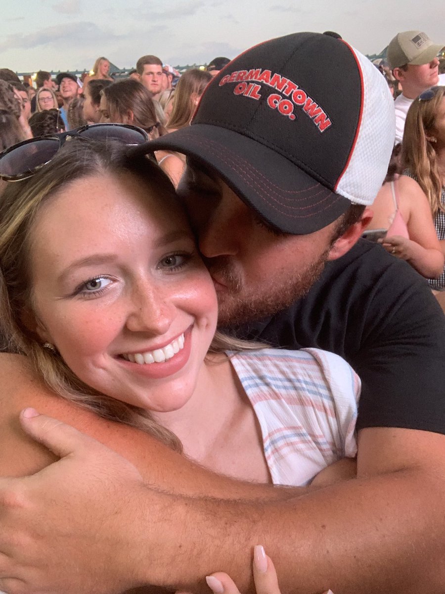 tyler_black19's tweet photo. I was pretty bummed we got stuck in standstill traffic and couldn’t see @MorganWallen last night, but I still had a blast singing along to Dan + Shay and FGL with this girl 😍 (thanks @_abbigailblack for saving us a spot) https://t.co/txO4whjHUI