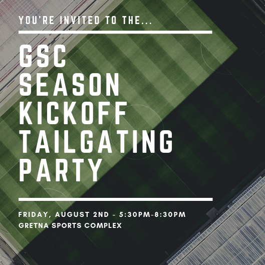 GretnaEliteAcad's tweet photo. We look forward to seeing everyone tonight at the GSC season kickoff tailgating party!
It's sure to be a night filled with food, street soccer, soccer tennis, fantastic giveaways and more.
📅 Today, August 2nd - 5:30PM to 8:30PM
📍 Gretna Sports Complex
#GSCWay #GSCVision https://t.co/hcEowiXEXg