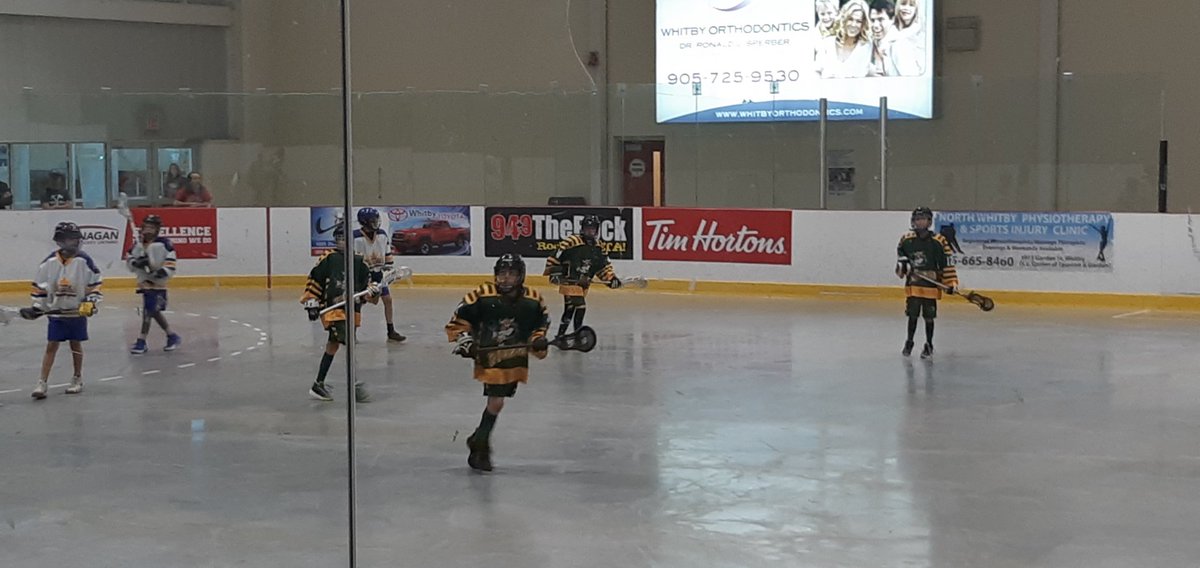 First <a href="/PelhamRaiders/">Raiders Lacrosse</a> team on the floor <a href="/OntarioLacrosse/">Ontario Lacrosse</a> provincials 2019.  Peewees taking on <a href="/BeachesLacrosse/">Toronto Beaches Lacrosse</a>  Bantams on the floor later today #goraiders #provincials2019
