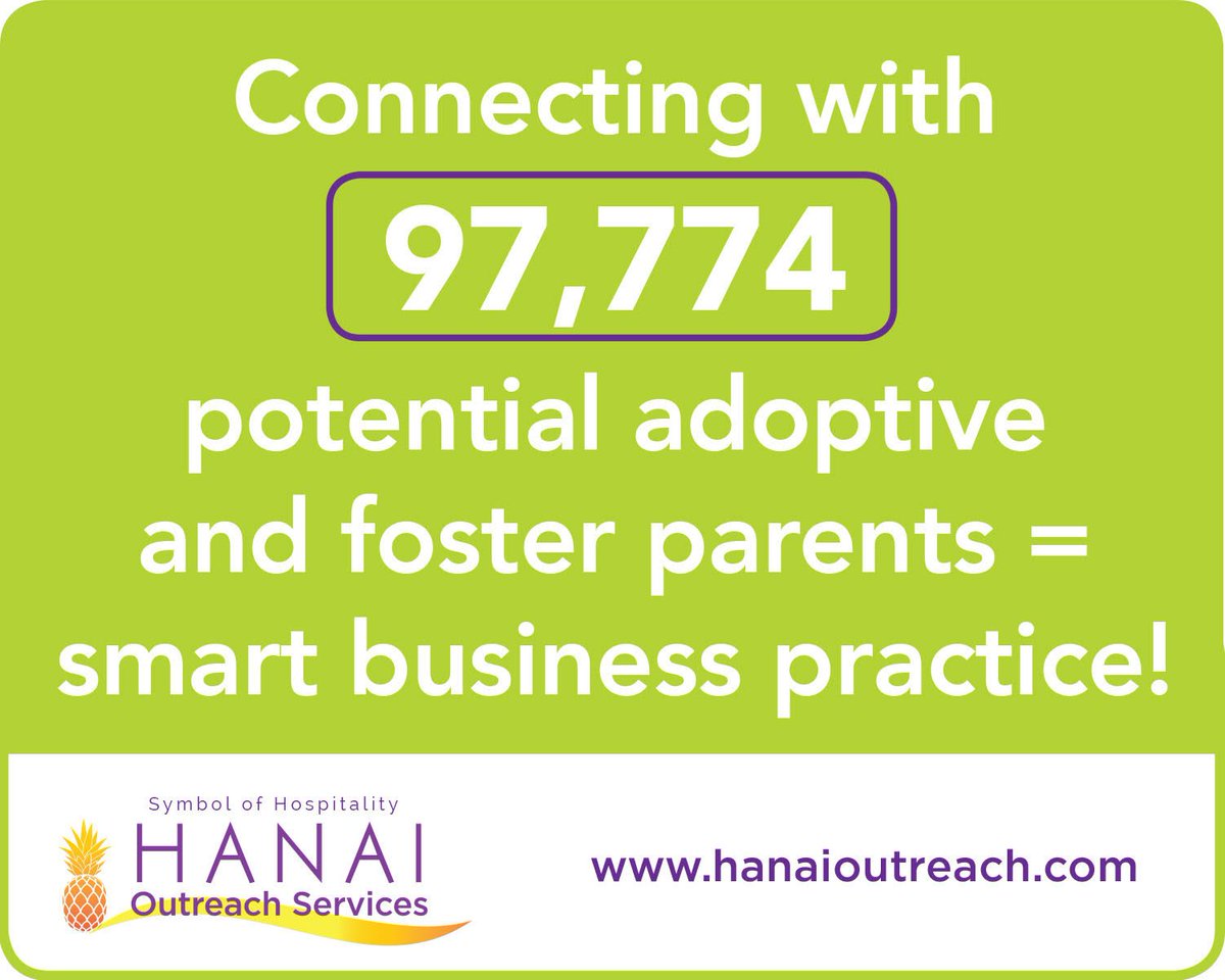 HanaiOutreach's tweet image. From the time one hears about being a foster parent, it takes one to three years before they actually become one. Child welfare businesses must develop professional recruiting with a long-range perspective. TGIF: here comes our REAL work week! #seedplanter #futurefosterparents