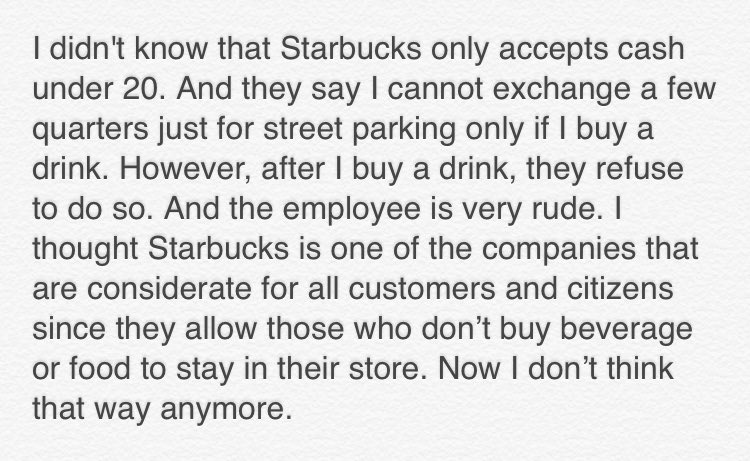 shellywangql's tweet photo. Worst Starbucks ever
#Starbucks #starbuckscoffee https://t.co/AQrGv6OnoH