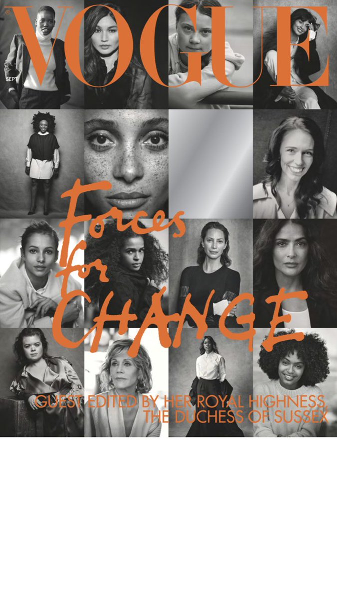Theresa Lola On Twitter Thrilled To Be In The British Vogue September 2019 Issue Alongside Malika Booker Photographed By Julia Hetta The Issue Is Guest Edited By The Duchess Of Sussex Meghan