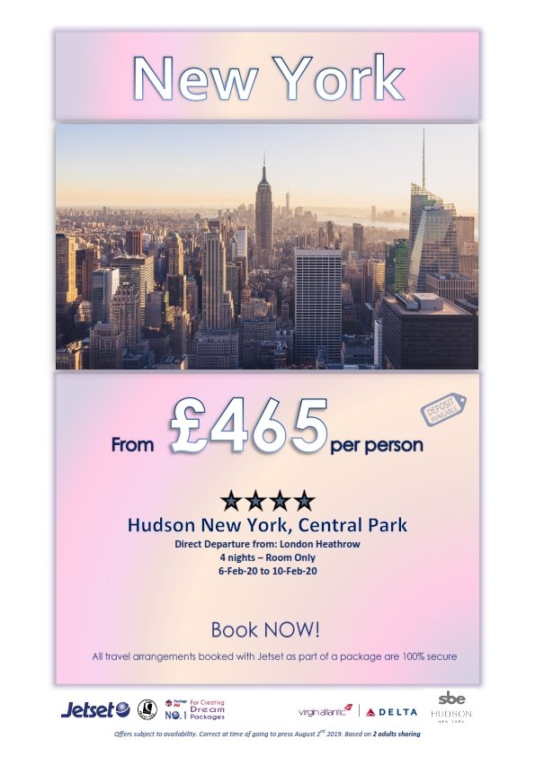 Jetsetflights's tweet photo. A Big Apple Bargain ! 🍎

#BookWithJetset #PackagePal https://t.co/VrmxXdG37w