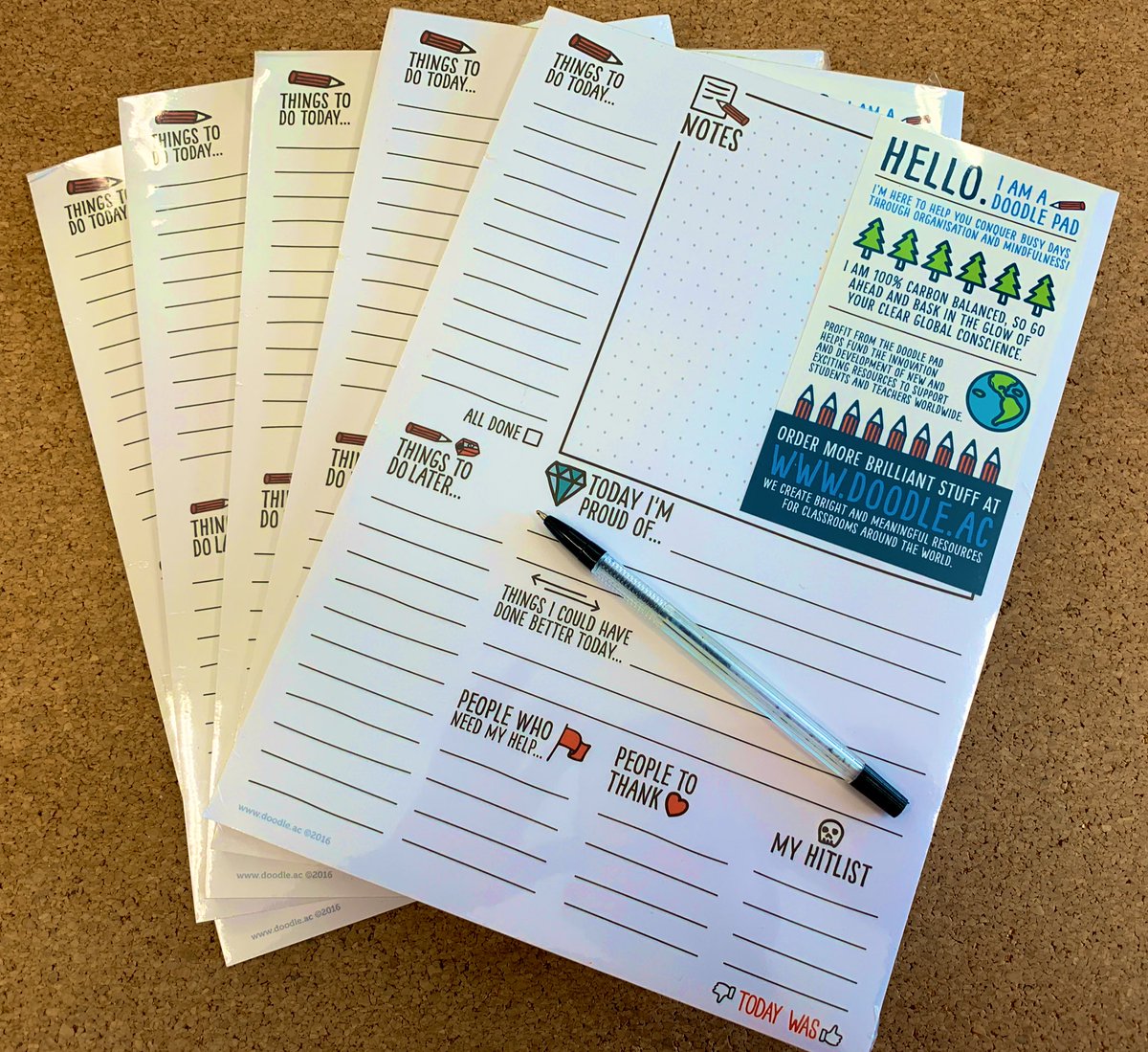 Retweet for a chance to win five to do pads! A great way to stay organised next term. They now come with free shipping. Winner chosen on Wednesday! #edchat #ukedchat #edutwitter