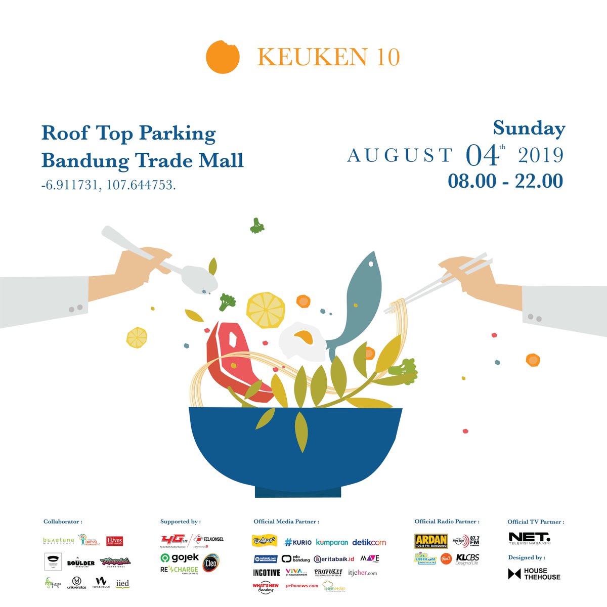VIVAcoid's tweet photo. @KeukenInd is back in 2019! Enjoy a day filled with your favorite food and drinks |Sunday, 4 Aug|9AM - 9PM|Rooftop Bandung Trade Mall, Jl. Ibrahim Adjie No.47| Bring your families and friends to an unforgettable foodies experiences| Go follow @KeukenInd ! #KEUKEN10 #CraftInTaste https://t.co/CKF0pV6Nz2