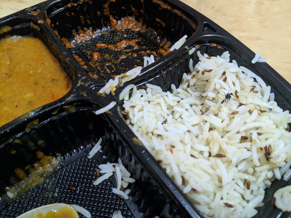 01nisarg's tweet photo. Look What I got when I ordered fix dish from #apnapunjabparattha  via @UberEats_IND I didn't order dead insect 😫. Whole dish was good but after this I am worried what if I already ate another insect from any content from this dish.#UberEats #BoycottUberEats https://t.co/I3MpswBoTv
