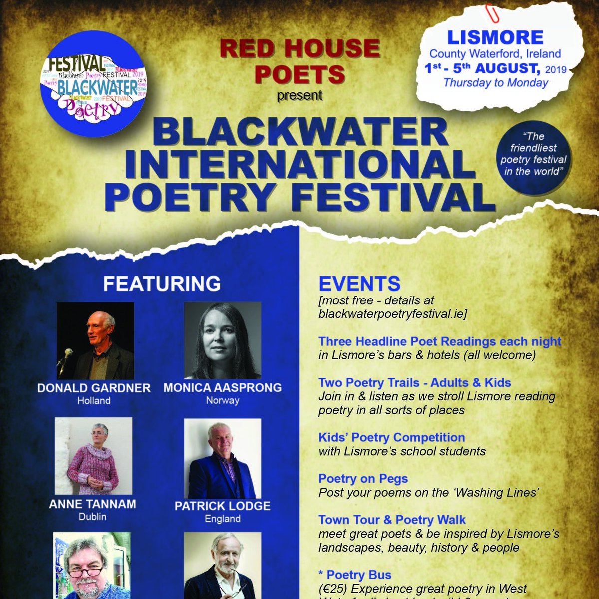 AnneTannam's tweet photo. Hitting the road later today to join in the fun @BWPoetryFest. There'll be poetry coming out our ears and between our toes by Monday! @poetryireland @WaterfordLibs @IrishTimesCultr https://t.co/MUJiOVnKfT