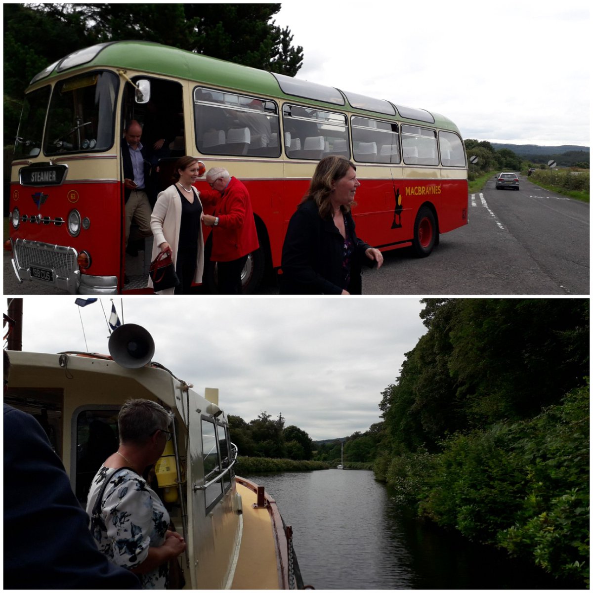 A lovely way to experience the #CrinanCanal at the launch of #ArdrishaigHarbour & the twinning with #DalslandKanal ahead of #YCW2020 with @scottishcanals @VisitScotland @scotgov