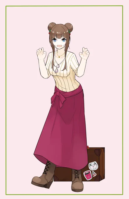 #私服どっとライ部  #ちぇり絵 