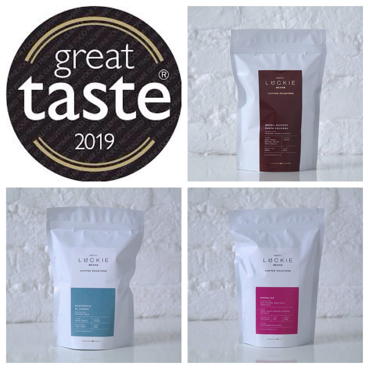 Luckie Beans Coffee Roasters (@luckie_beans) on Twitter photo We’ve only gone and won a further 3 <a href="/guildoffinefood/">Guild of Fine Food</a> Great Taste Awards!!! #luckiebeans #coffeeroasters #awardwinning #coffee #love ⭐️ We’ve only gone and won a further 3 <a href="/guildoffinefood/">Guild of Fine Food</a> Great Taste Awards!!! #luckiebeans #coffeeroasters #awardwinning #coffee #love ⭐️