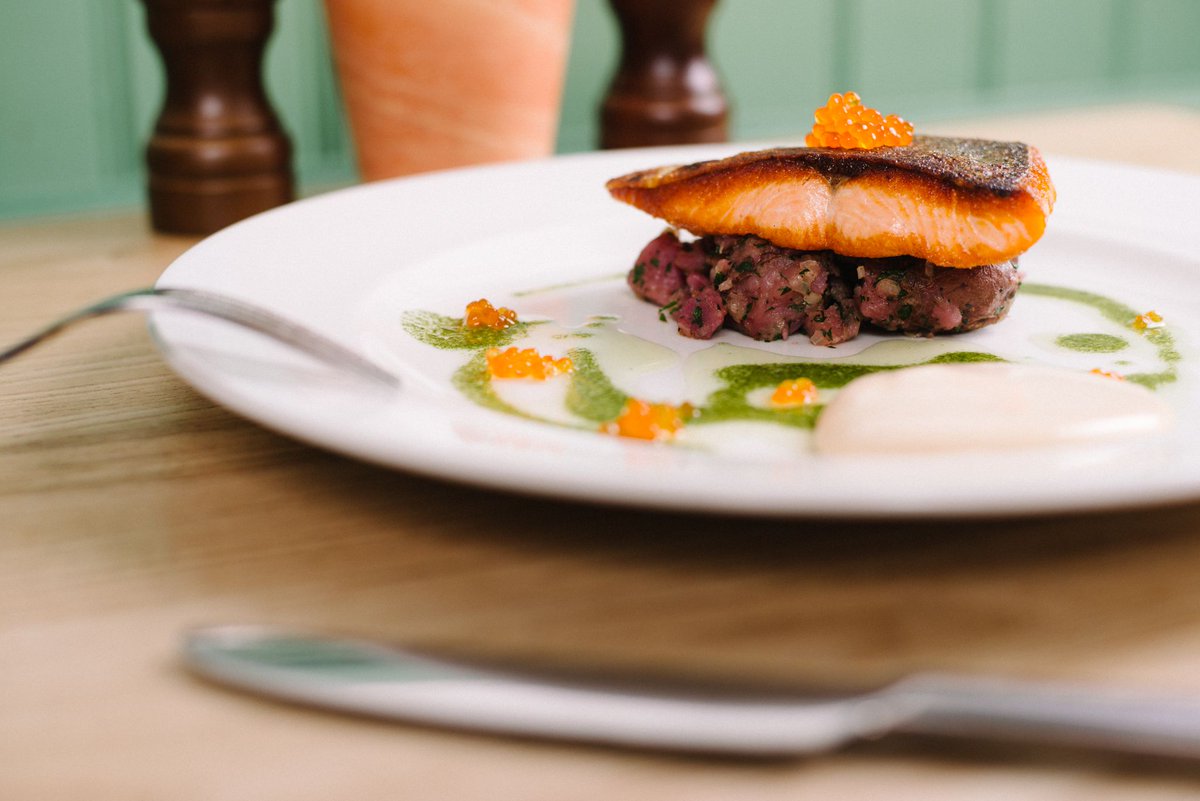 Fish Friday! Try our Sea-reared Trout, with Red Emelies, Samphire, Capers &amp; Smoked Roe Emulsion. From our Monday-Saturday A La Carte menu: buff.ly/2MwAXEu
.
#leeds #leedsfood #leedsrestaurants #shoplocal #leedsindependents #localproduce #eatfresh #FishFriday #pescatarian