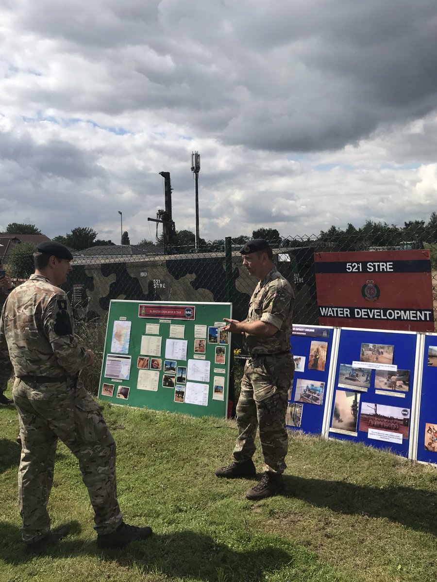 Delighted to have had the opportunity to host @ArmySgtMajor today and to showcase the outstanding #WaterEngineering capabilities of our @Proud_Sappers. 

A thoroughly enjoyable and appreciated visit.

@66WorksGroup_RE