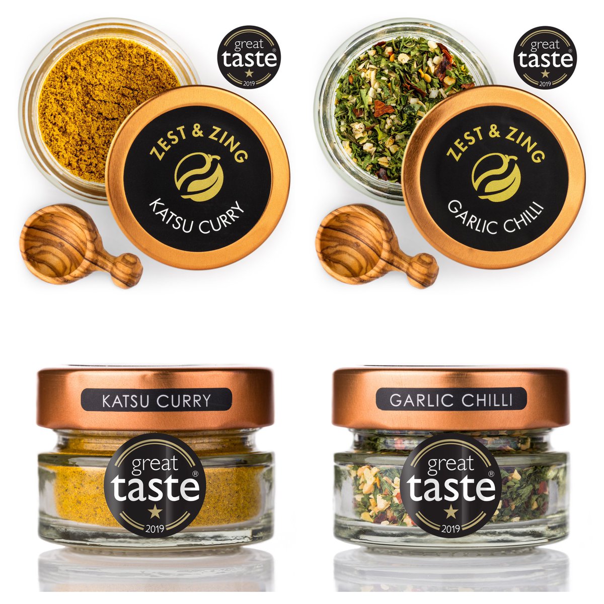 Award winning Spice Blends. Thank you <a href="/partridgesfoods/">Archived • Partridges Market</a> <a href="/bayleyandsage/">Bayley & Sage</a> <a href="/Selfridges/">Selfridges</a> <a href="/guildoffinefood/">Guild of Fine Food</a> <a href="/TBGeneralStore/">TBGeneralStore</a> #greattasteawards2019 #greattasteawards #foodie #zestandzing