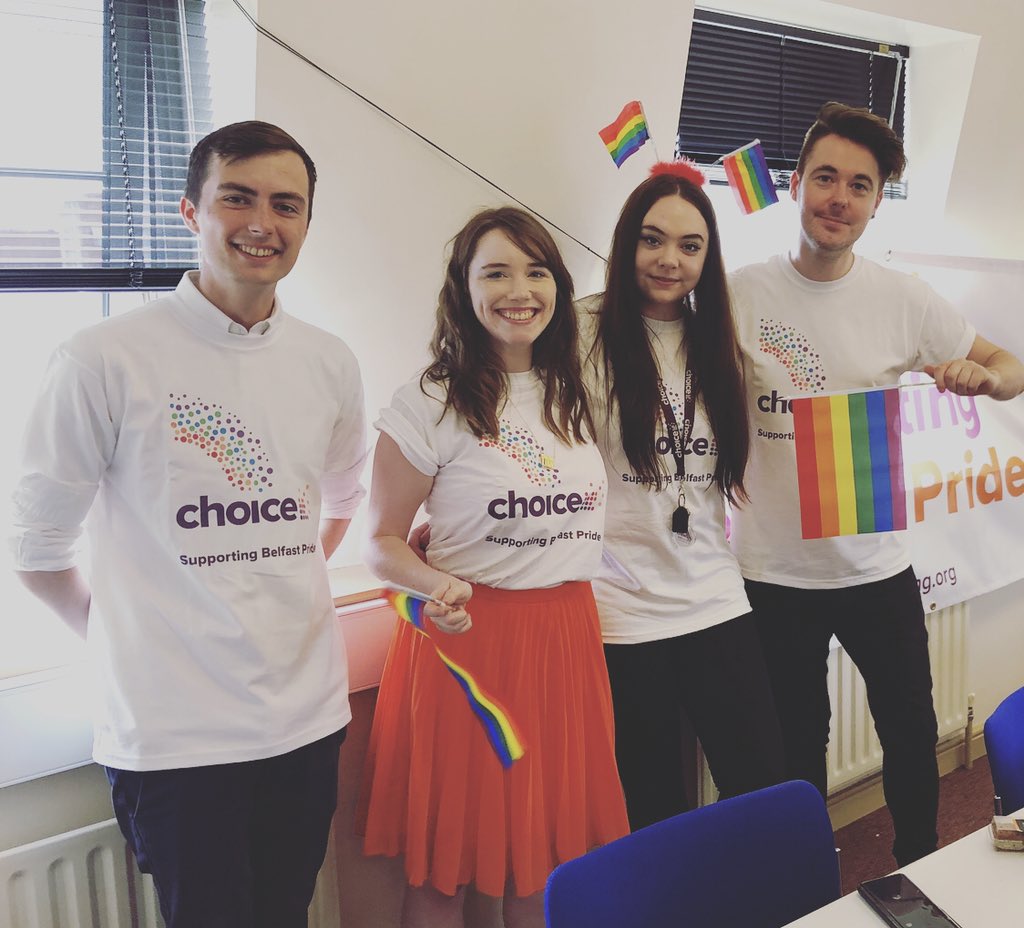 Choice_Housing's tweet image. Staff enjoying the Coffee Morning for Pride @TRPNI #BelfastPride