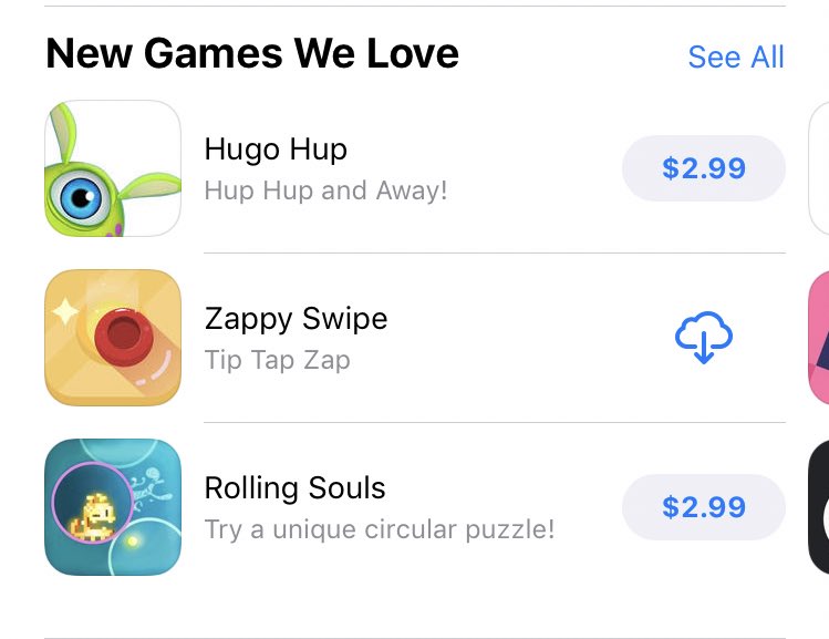 OvidiuTepes's tweet photo. Super excited seeing a game that I’ve worked on with @Scanna44 being featured on @AppStoreGames 🎉

#indiedev #gamedev #indiegamedev #indiegame https://t.co/P10EmHgxEx